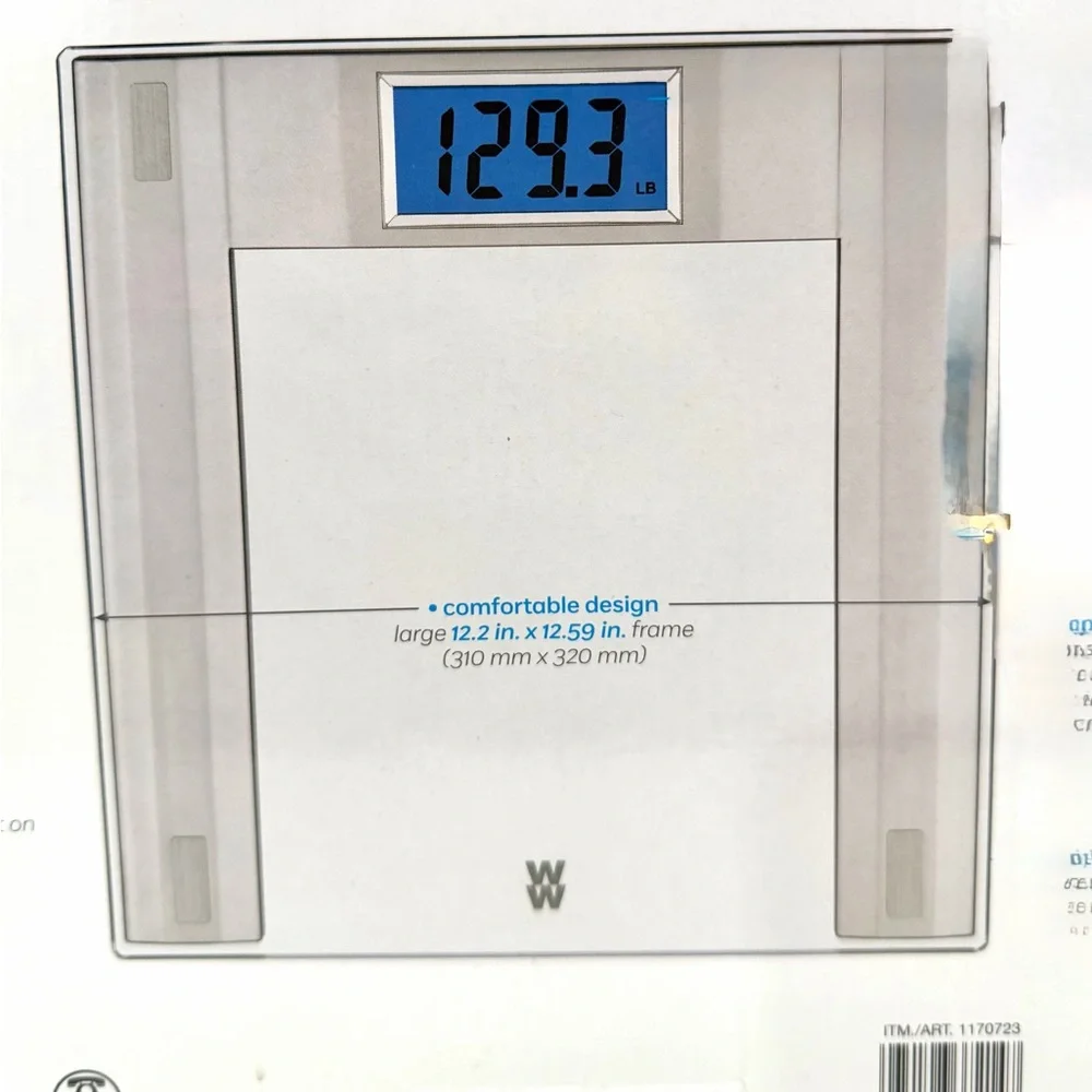 Weight Watchers Digital Glass Scale (Large Display)-WW402GD